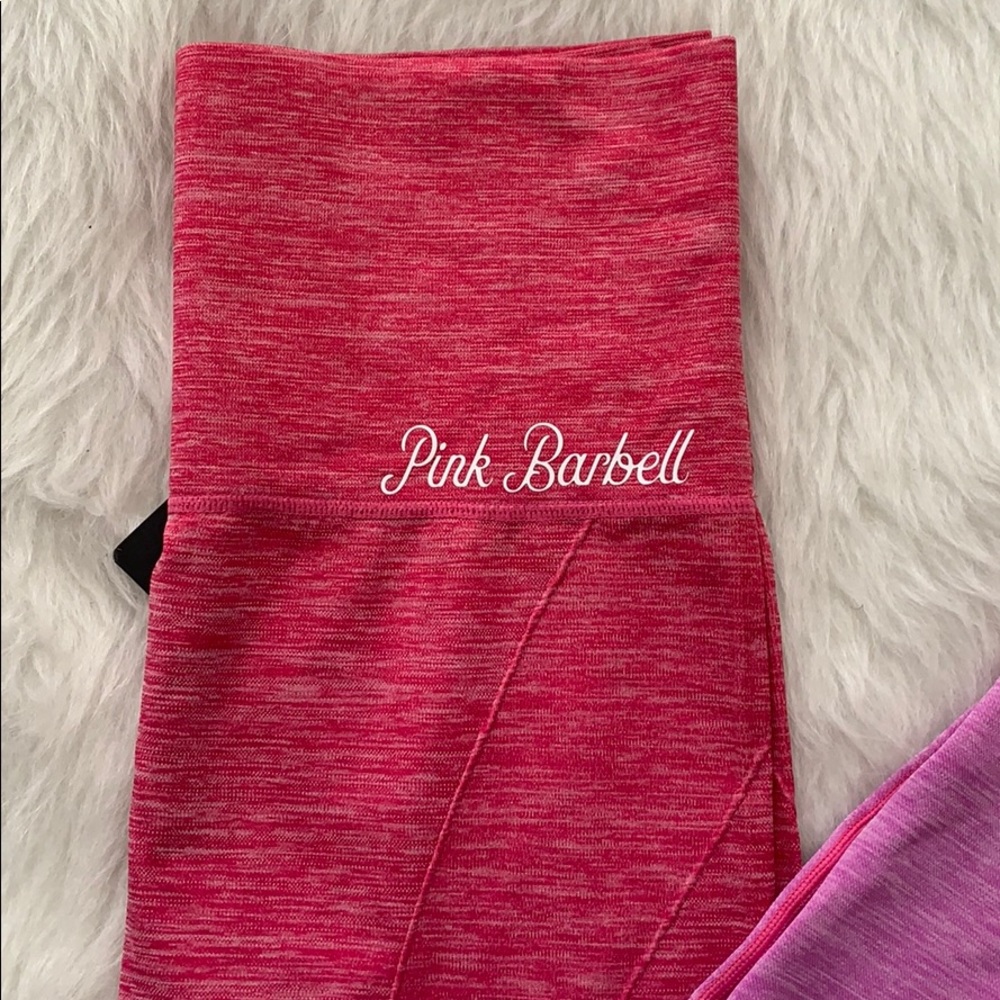 Pink and Purple Ombre Leggings from Pink Barbell - Picture 4 of 11